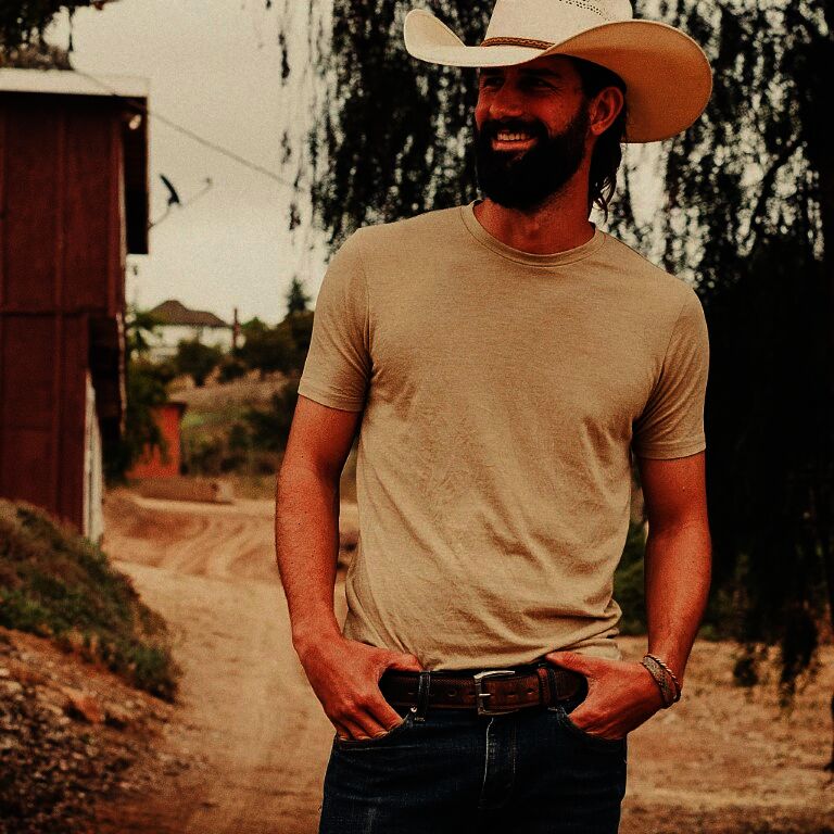 AndWest Men's 1 1/2-In Roller Buckle Belt in Tan