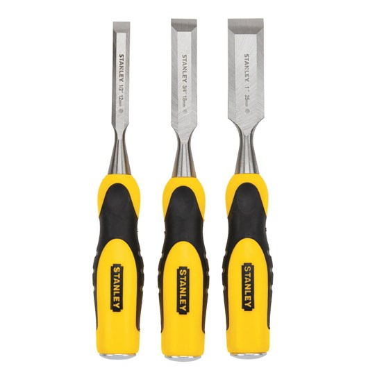 3 Pc Wood Chisel Set - Hand Tools, STANLEY
