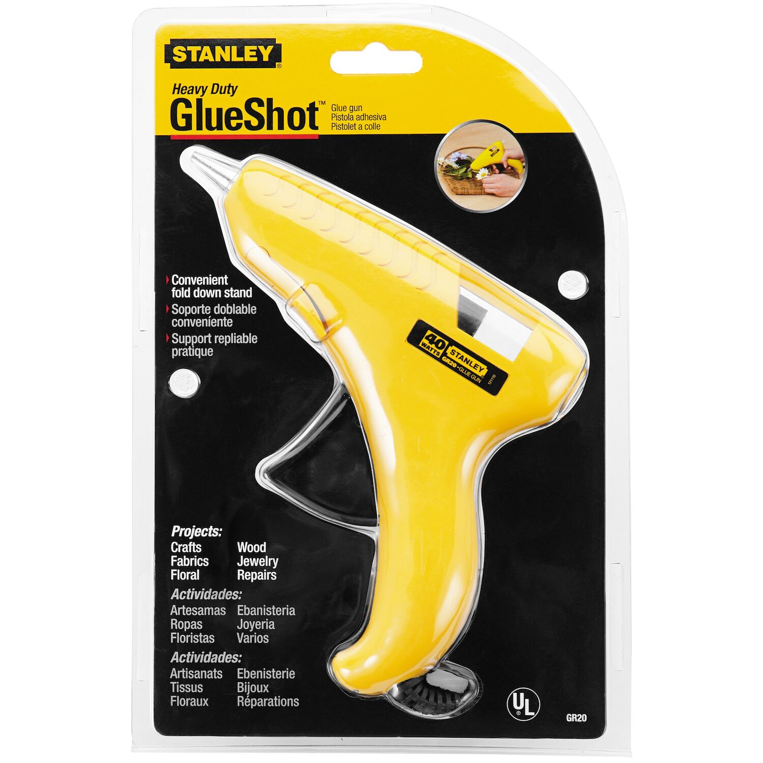 8-1/2 In Heavy Duty Hot Melt Glue Gun