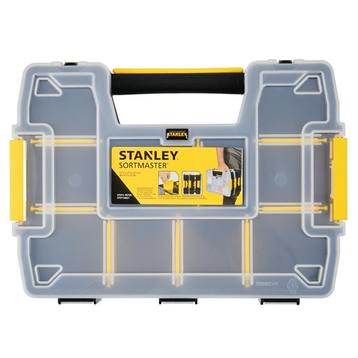 Stanley Sortmaster Organizer Box With Dividers, Light, 1-Pack