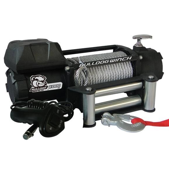 Bulldog Winch 8K Winch with Wire Rope Kit