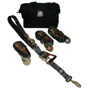 Bulldog Winch Ratcheting Axle Strap Set, 2-In X 10-Ft, 5-Pc