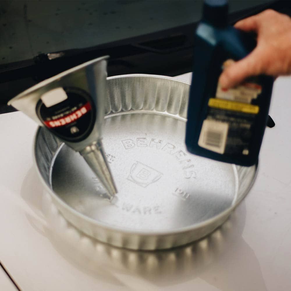 Behrens Galvanized Steel Lock-On Tractor Funnel, 8-Qt