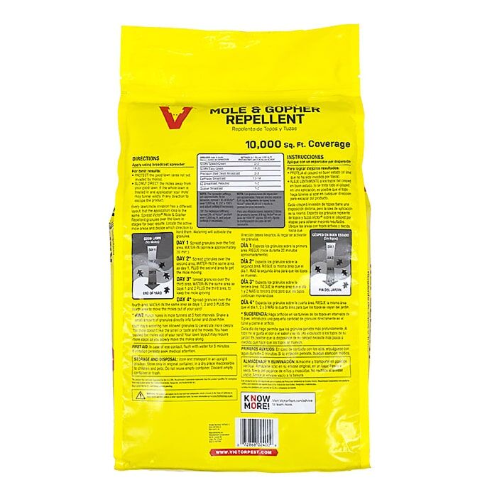 Victor Dual-Action Mole & Gopher Repellent, 10-Lb