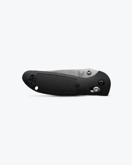 Benchmade Mini Griptilian Black Grivory Drop-Point Folding Knife