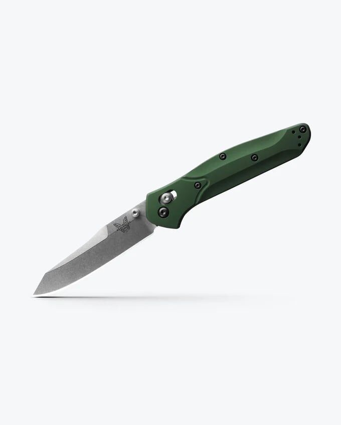 Benchmade Green Aluminum 940 Osborne Knife