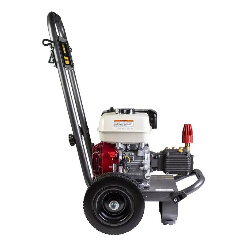 BE Power Equipment 2700 PSI Gas Pressure Washer With Honda GX200 Engine And Comet Triplex Pump