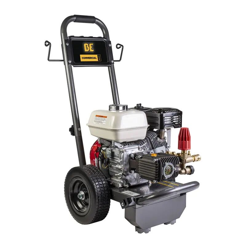 BE Power Equipment 2700 PSI Gas Pressure Washer With Honda GX200 Engine And Comet Triplex Pump