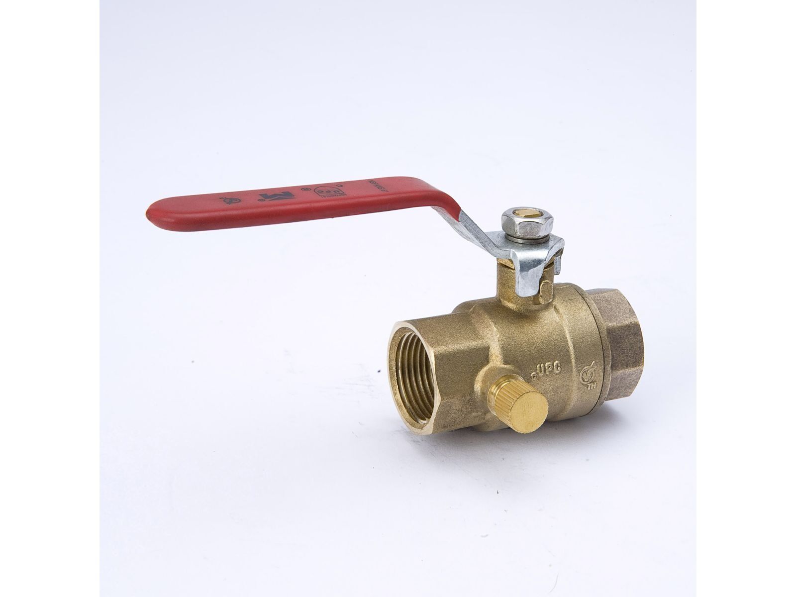 ProLine Lead-Free Brass Ball Valve With Drain, 3/4-In FIP x 3/4-In FIP