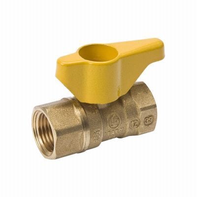 ProLine Gas Ball Valve, Brass, 1-In