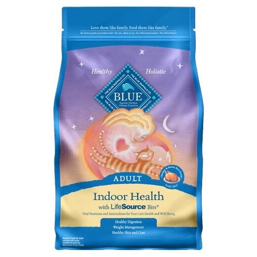 Blue Buffalo Indoor Health, 7-lb bag Dry Cat Food