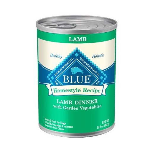 Blue Homestyle Recipe Lamb Dinner with Garden Vegetables Adult Wet Dog Food, 12-oz Can