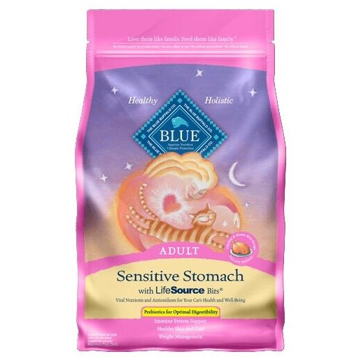 Blue Buffalo Sensitive Stomach, 7-lb bag Dry Cat Food