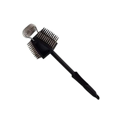 Grill Brush with Bristle Coil, 18.7-In