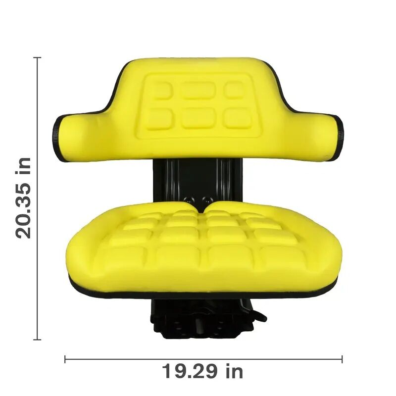 Barber Equipment Yellow Agricultural Universal Suspension Seat