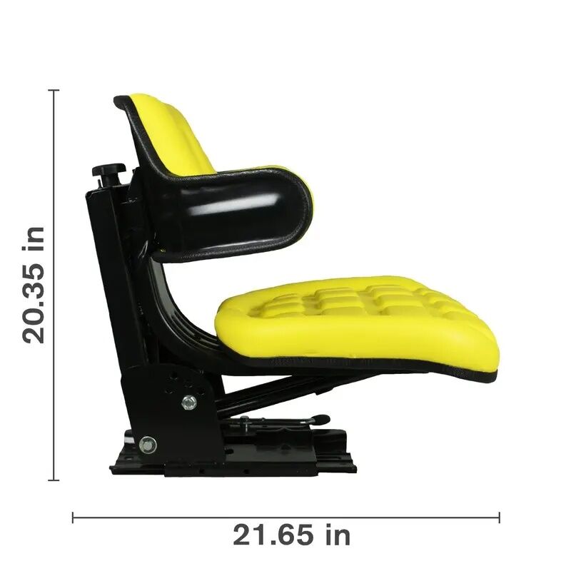 Barber Equipment Yellow Agricultural Universal Suspension Seat