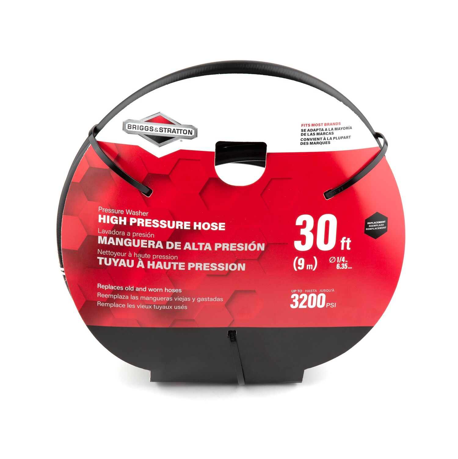 Briggs & Stratton 1/4-In Pressure Washer Hose, 30-Ft