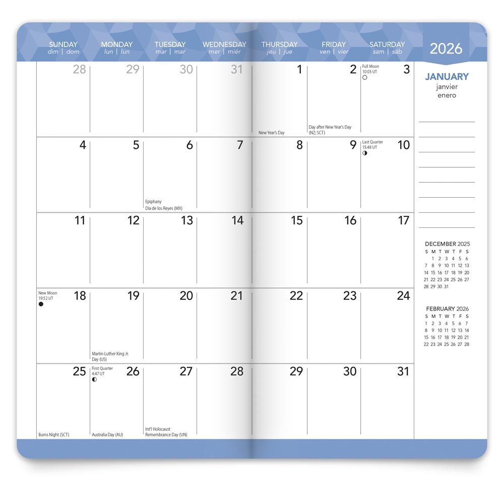 Brown Trout Publisher 2026-2027 Tuscan Delight Monthly Pocket Planner Calendar, 3.5-In x 6.5-In