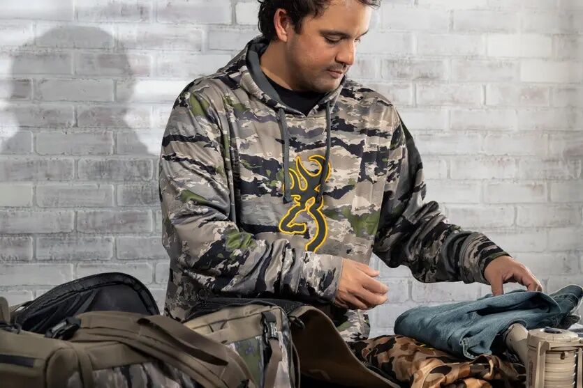 Browning Men's Tech Hooded Sweatshirt