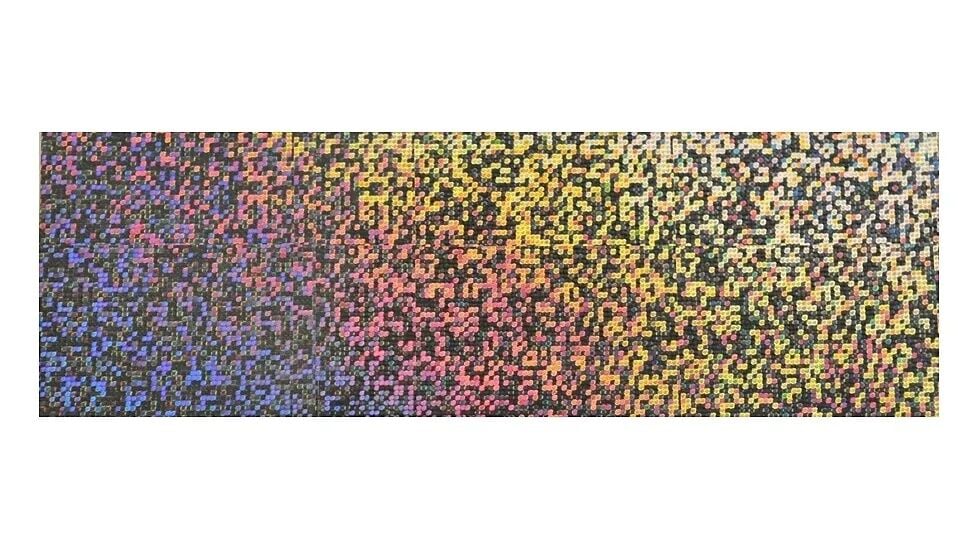 Brads Killer Fishing Gear Reflective Silver Speckle Flash Tape, 2-In x 6-In, 3-Pk