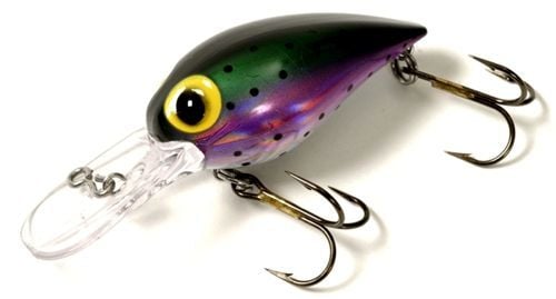 Brad's Killer Fishing Gear Magnum Wiggler Lazer Rainbow Crankbait, 3/4-Oz, 3-3/4-In