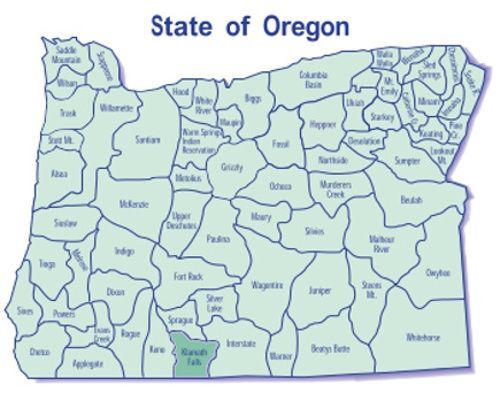 Big Sky Maps Klamath Falls GMU Map