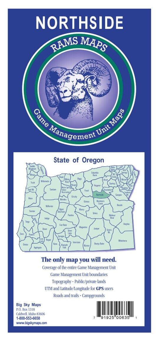 Rams Maps Oregon Northside GMU Map