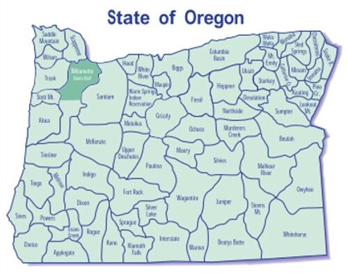 Rams Maps Willamette North Half GMU Map