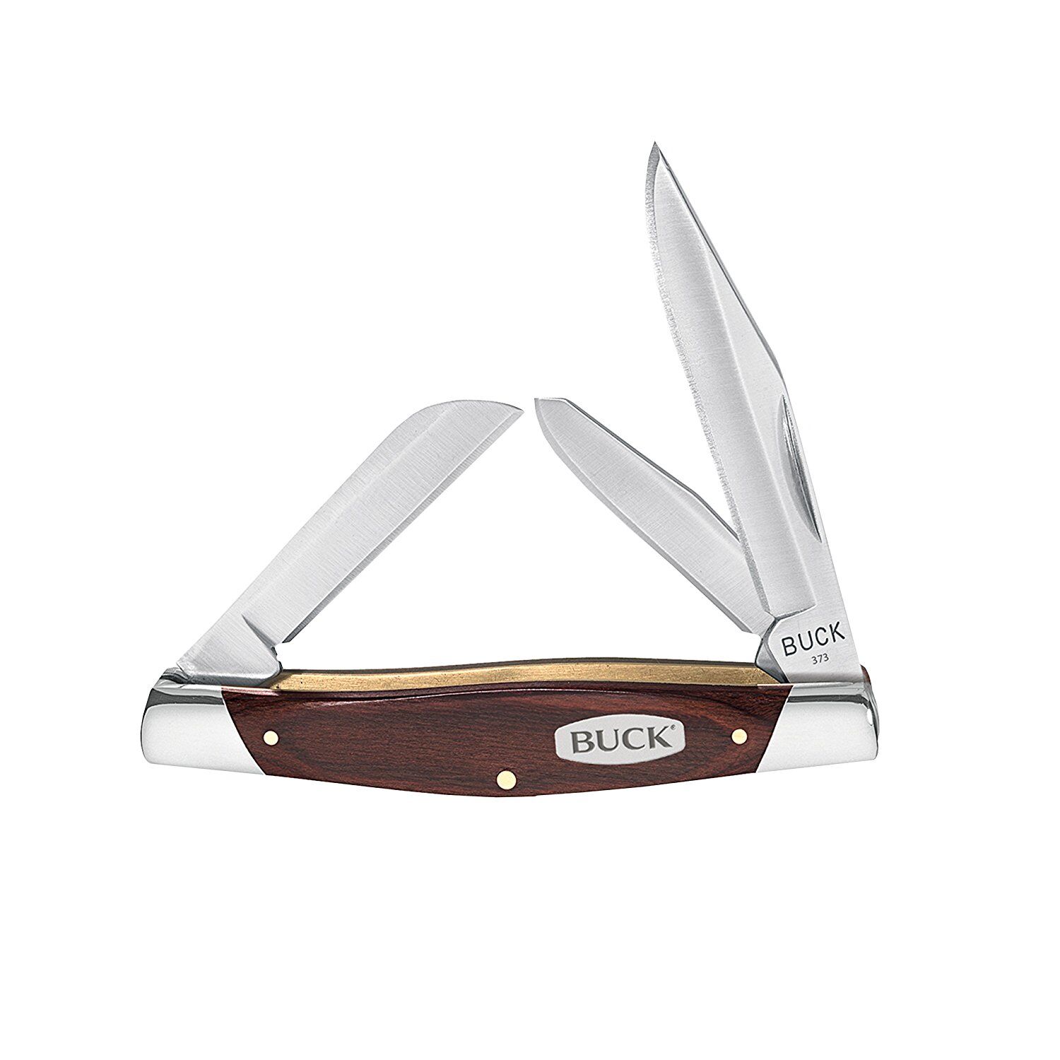 Buck Knives Woodgrain 373 Trio Folding Knife
