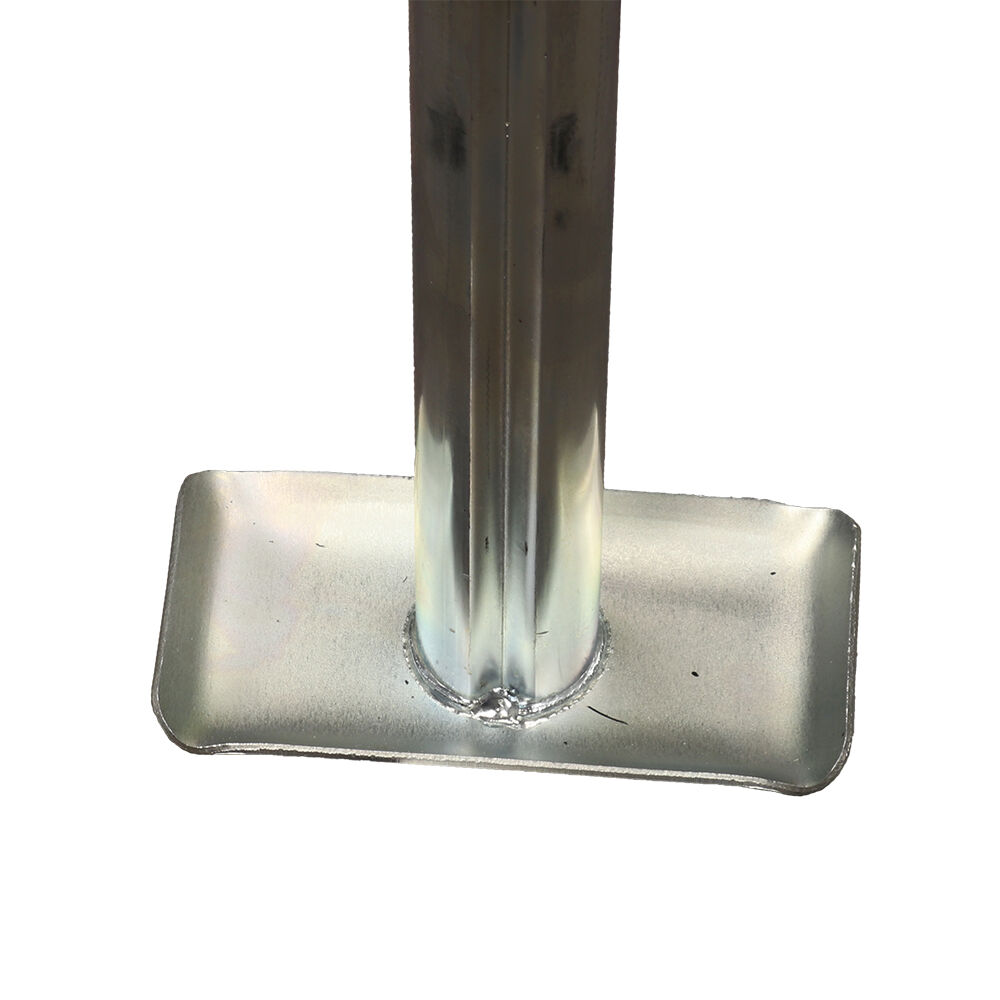 Valley Industries Universal Top Wind Swivel Flange Jack With Weld-On Bracket, 15-In, 2000-Lb