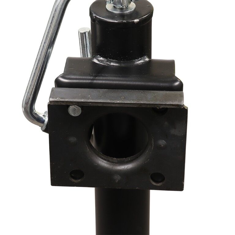 Valley Industries Universal Top Wind Swivel Flange Jack With Weld-On Bracket, 15-In, 2000-Lb
