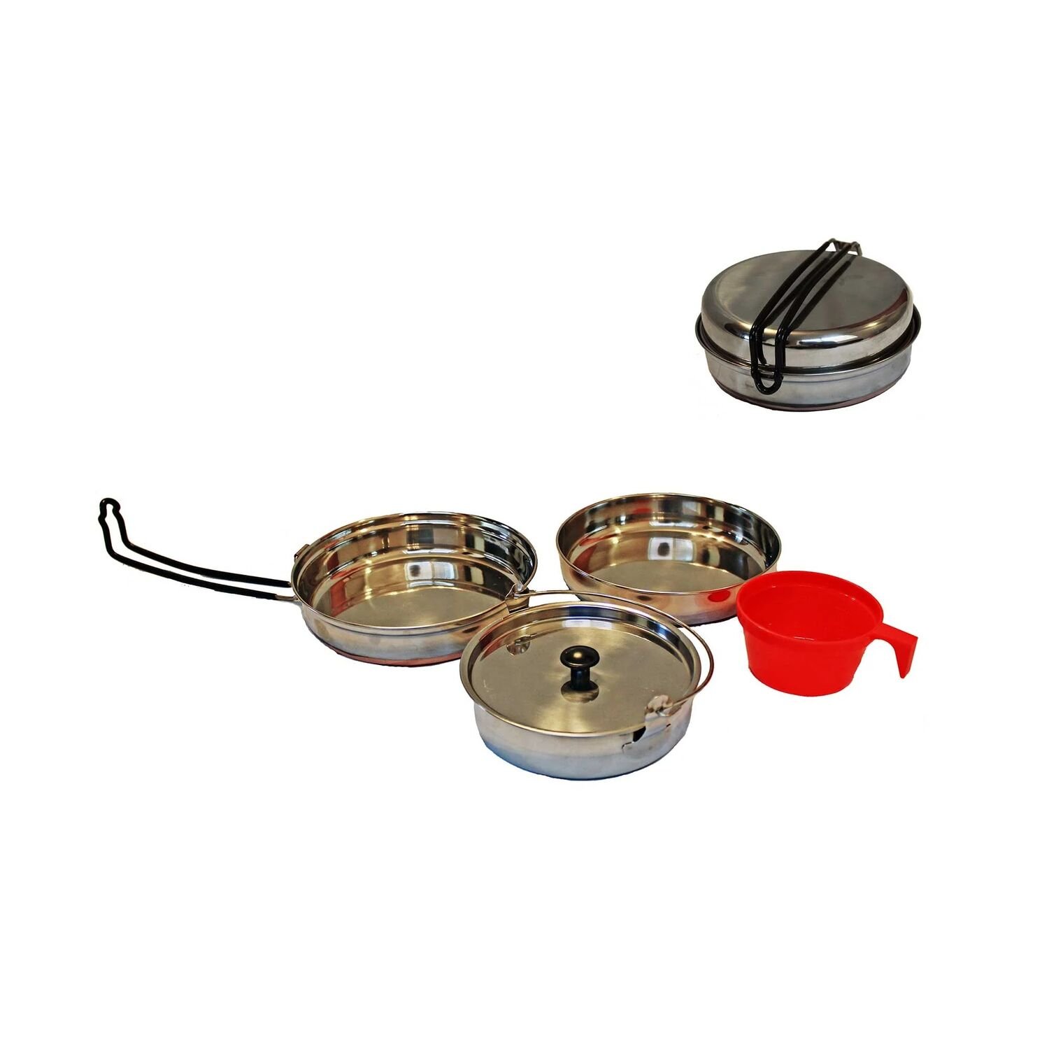 Alpine Mountain Gear Stainless Steel Mess Kit