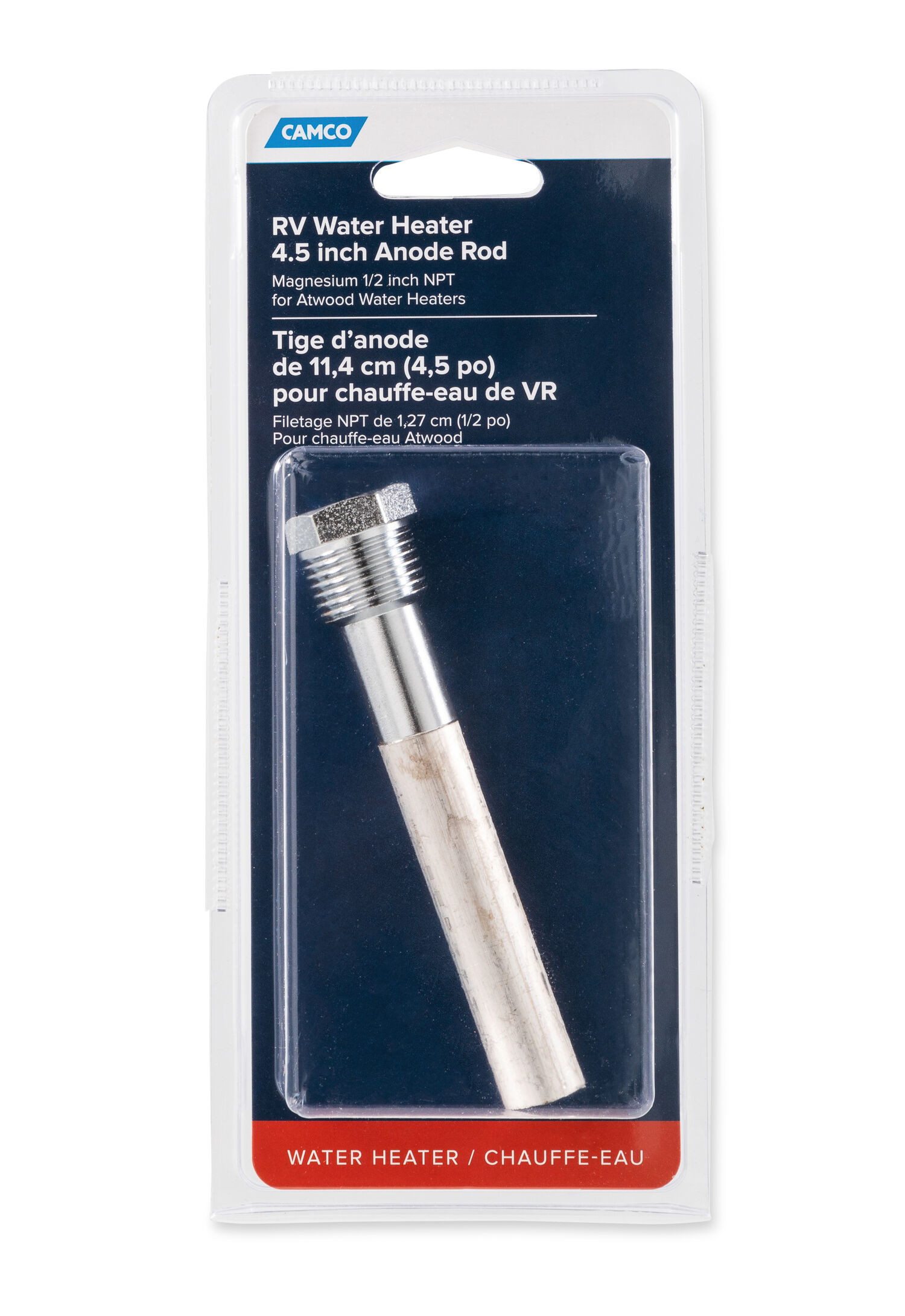 Magnesium Anode Rod, 1/2-In 