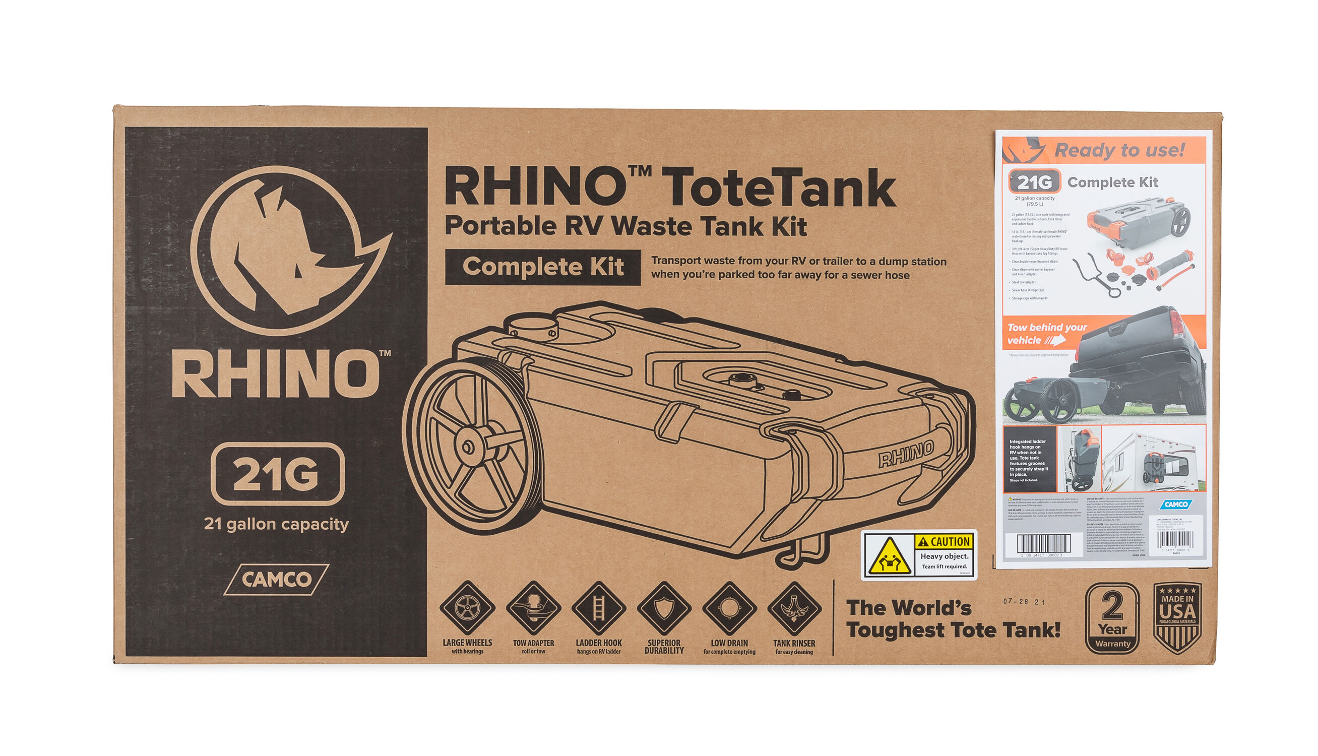 21-Gal Portable Holding Tank