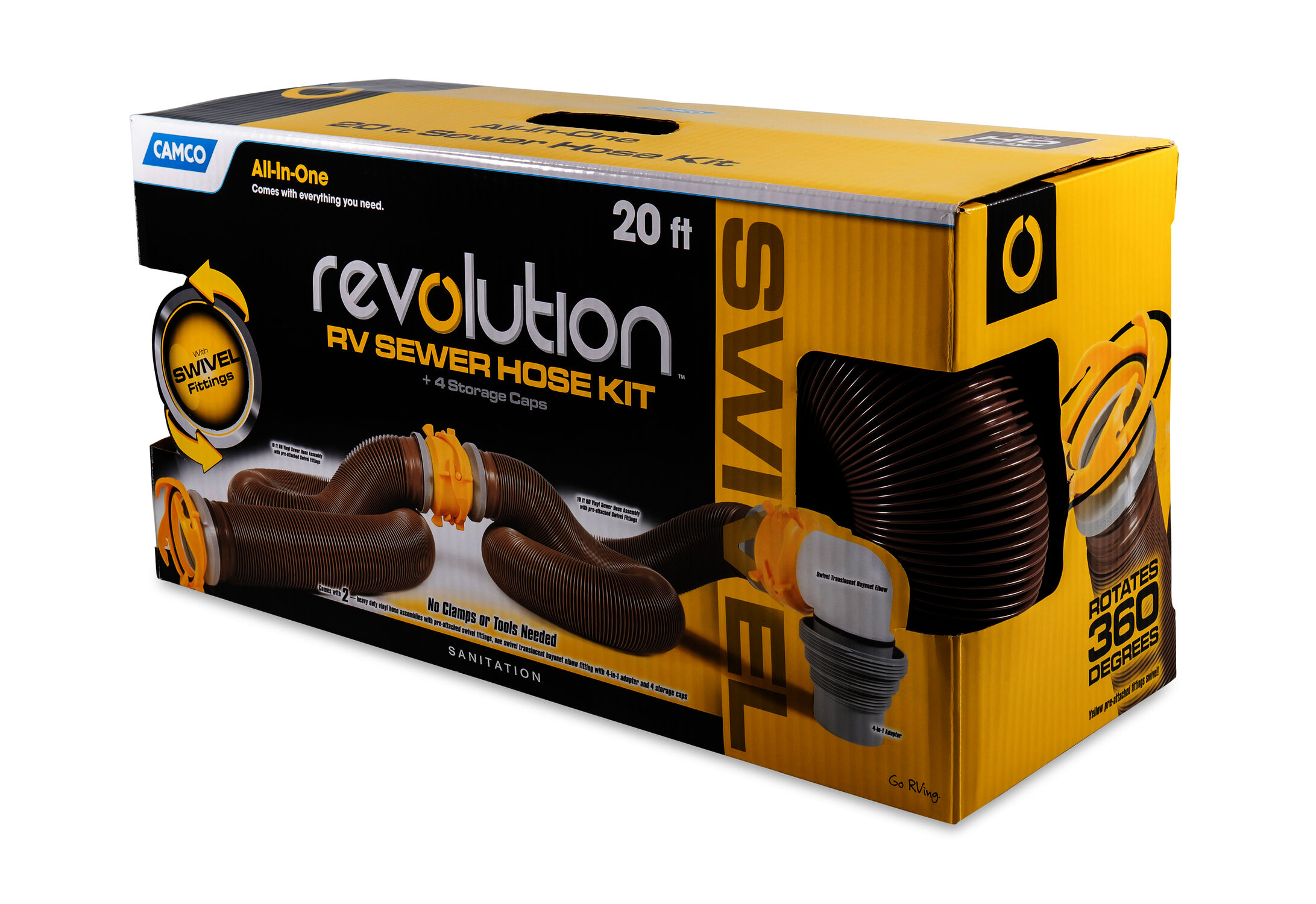 Revolution 20-Ft RV Sewer Hose Kit