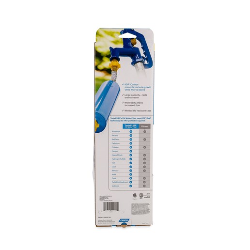TastePURE XL Water Filter (KDF)w/Flexible Hose Protector