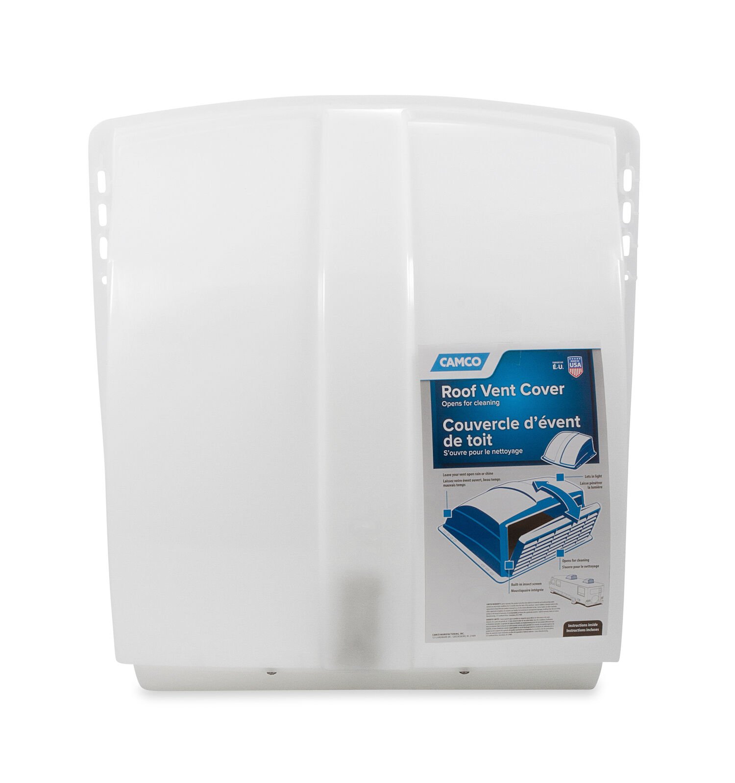 Roof Vent Cover in White, 3-Pk