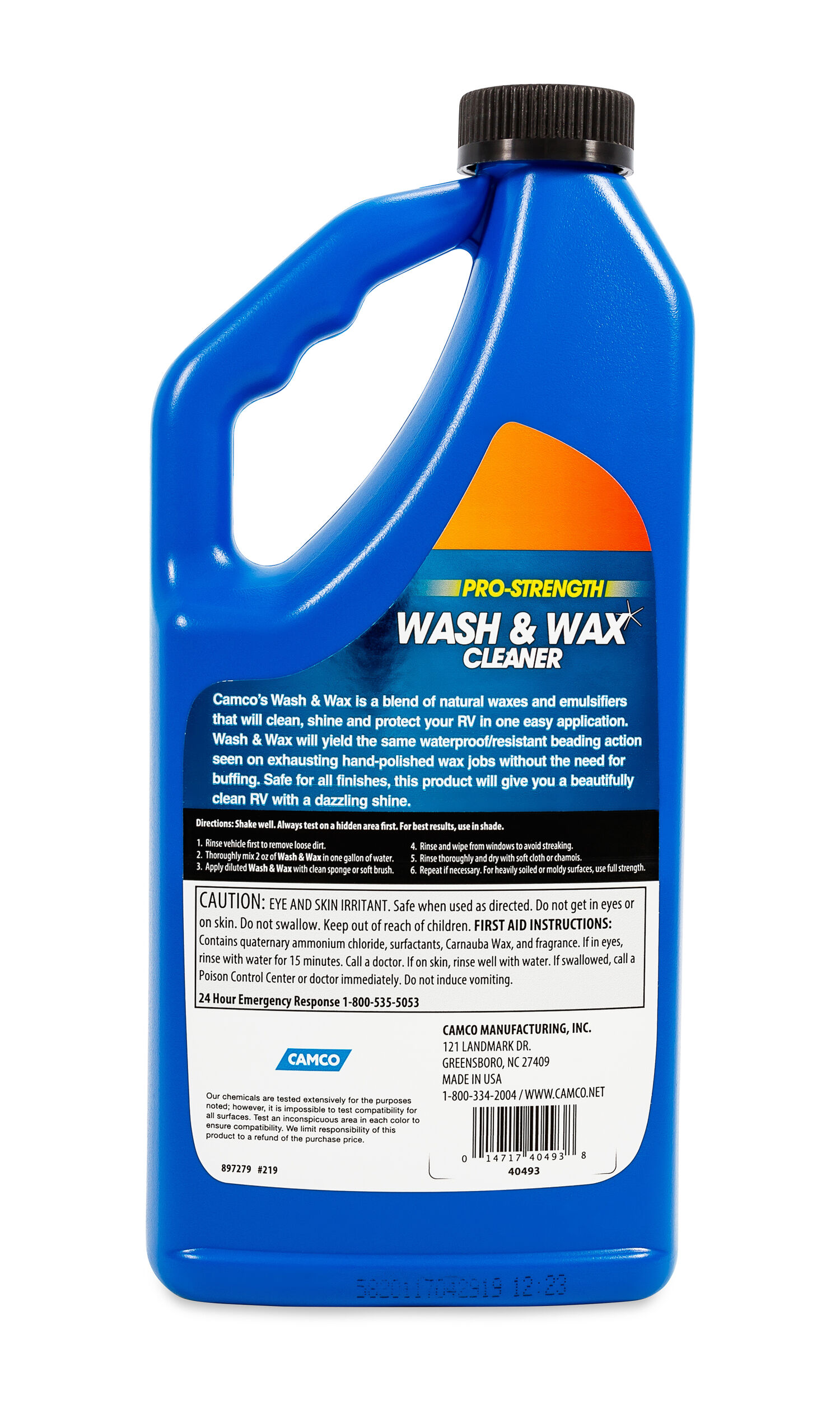 Pro-Strength Wash & Wax,32-Oz