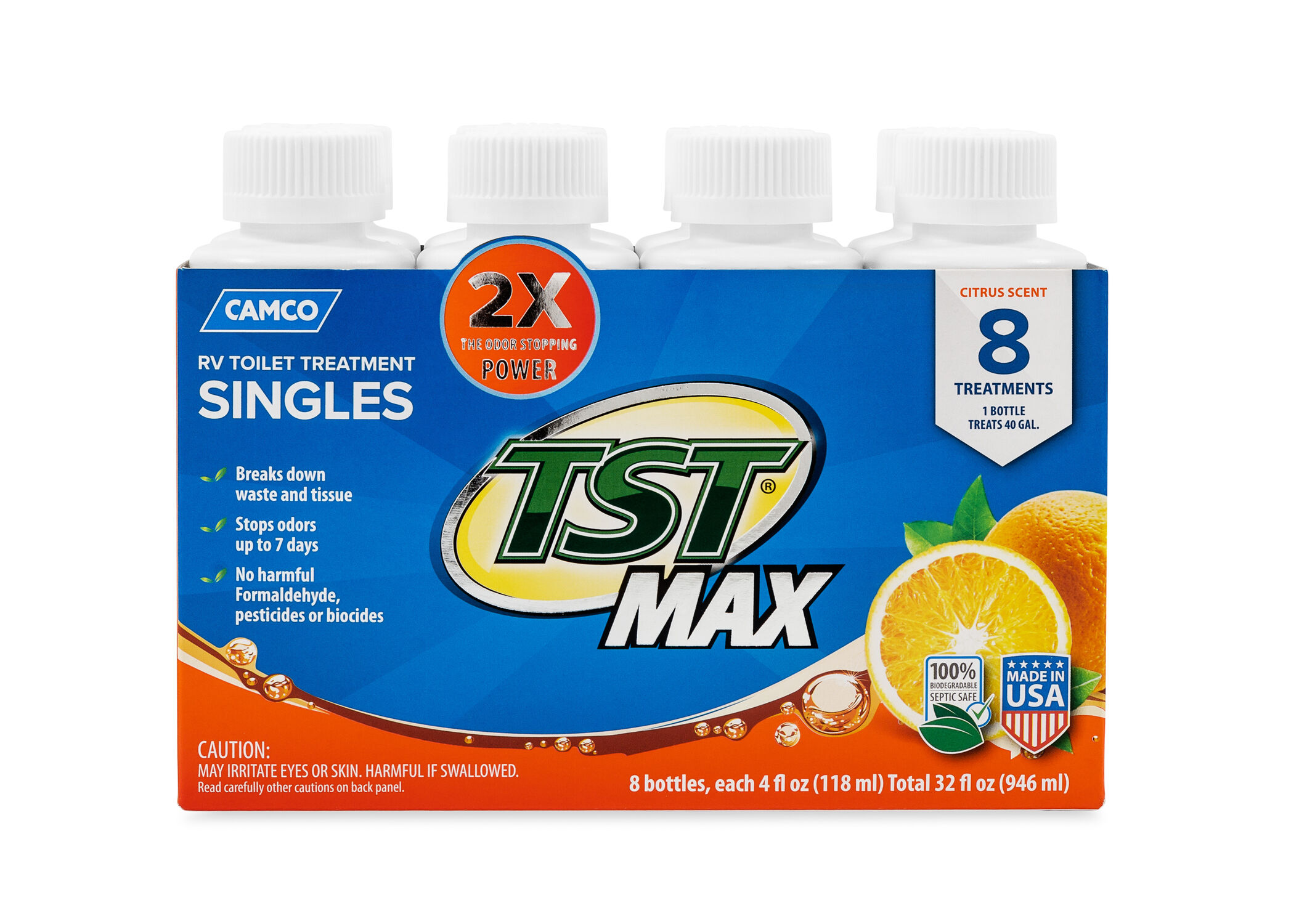 TST MAX Orange Singles, 8-4-Oz Bottles