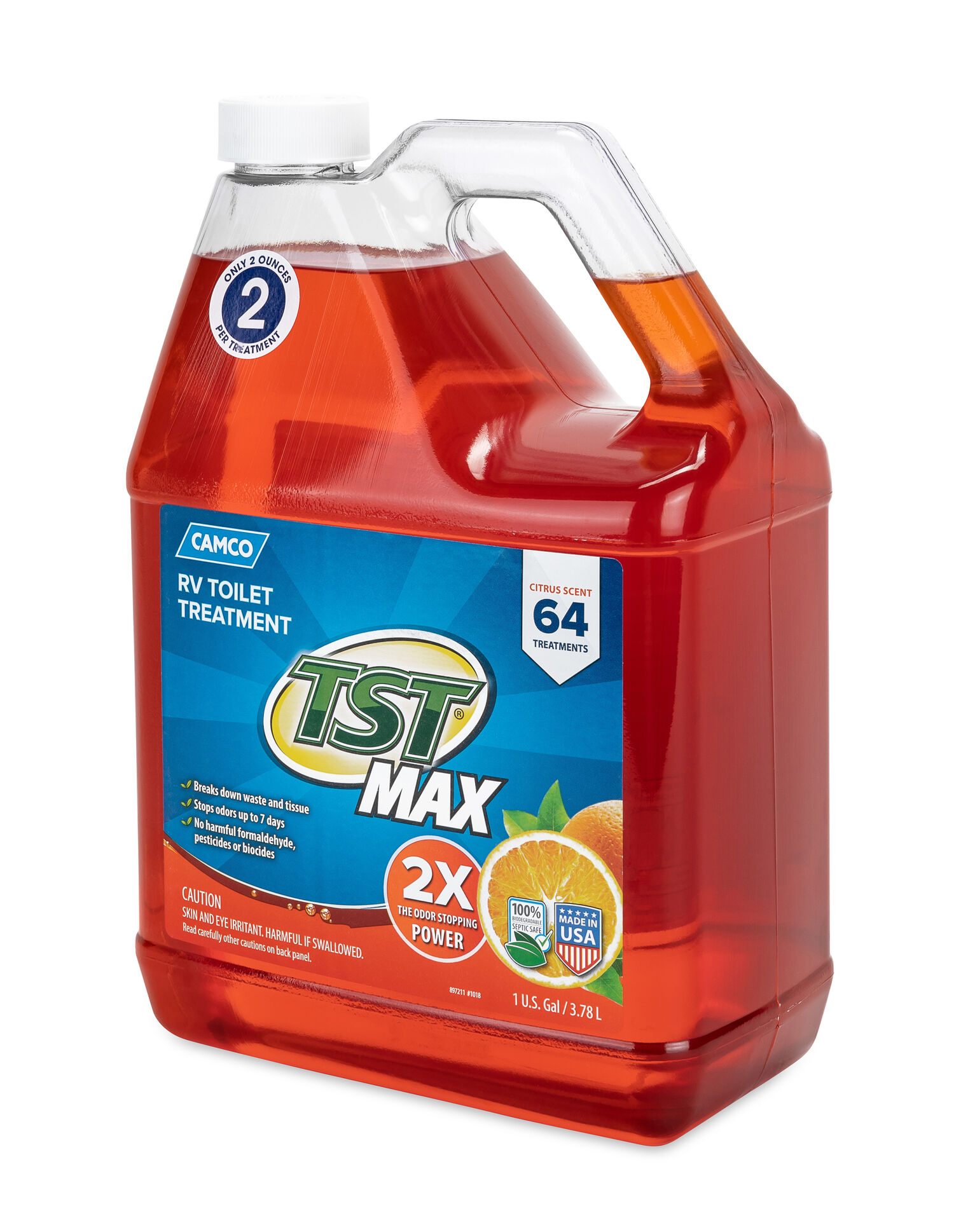 TST MAX Orange Power Toilet Treatment 1 -Gal