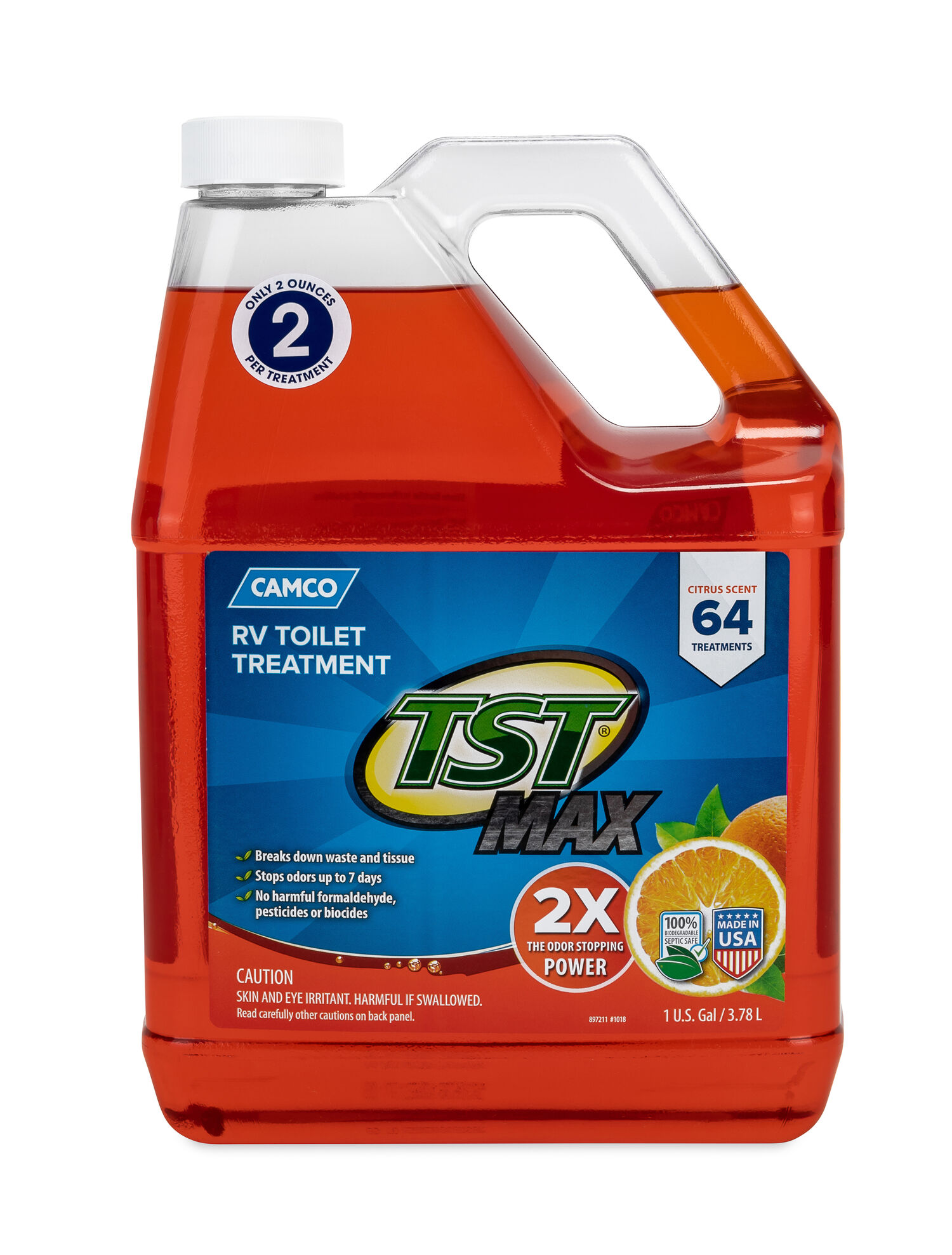 TST MAX Orange Power Toilet Treatment 1 -Gal