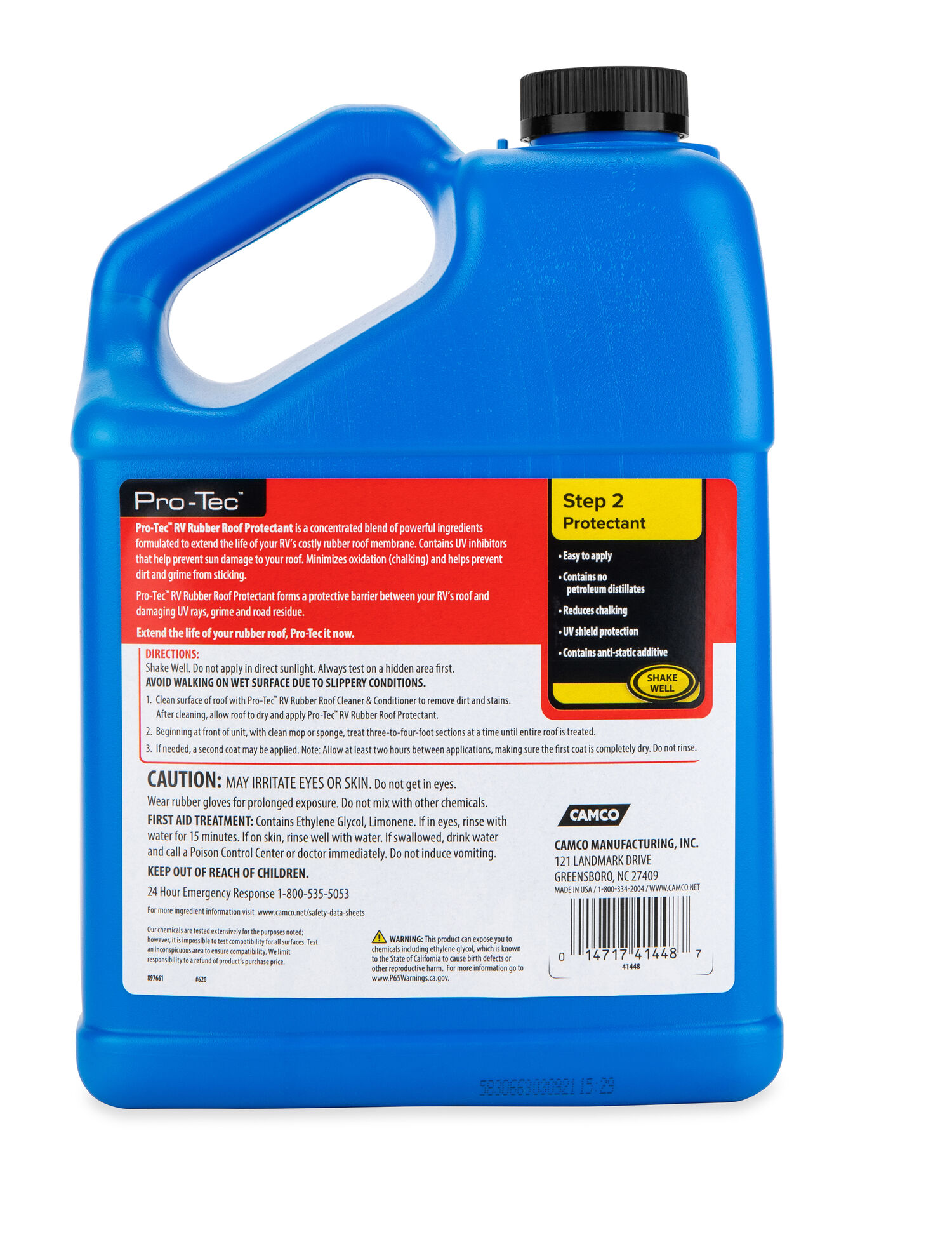 Pro-Tec Rubber Roof Protectant, Pro-Strength 1-Gal