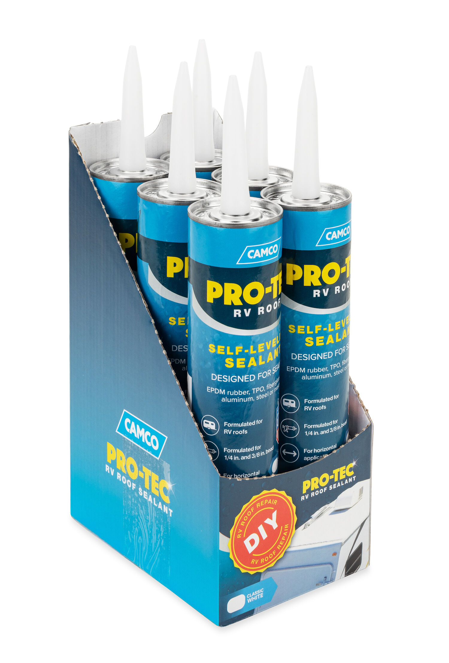 Self-Leveling Roof Sealant, White, PDQ