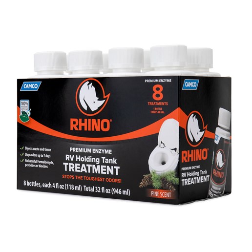 RhinoFLEX Toilet Chemical Singles, 8-4-Oz Bottles