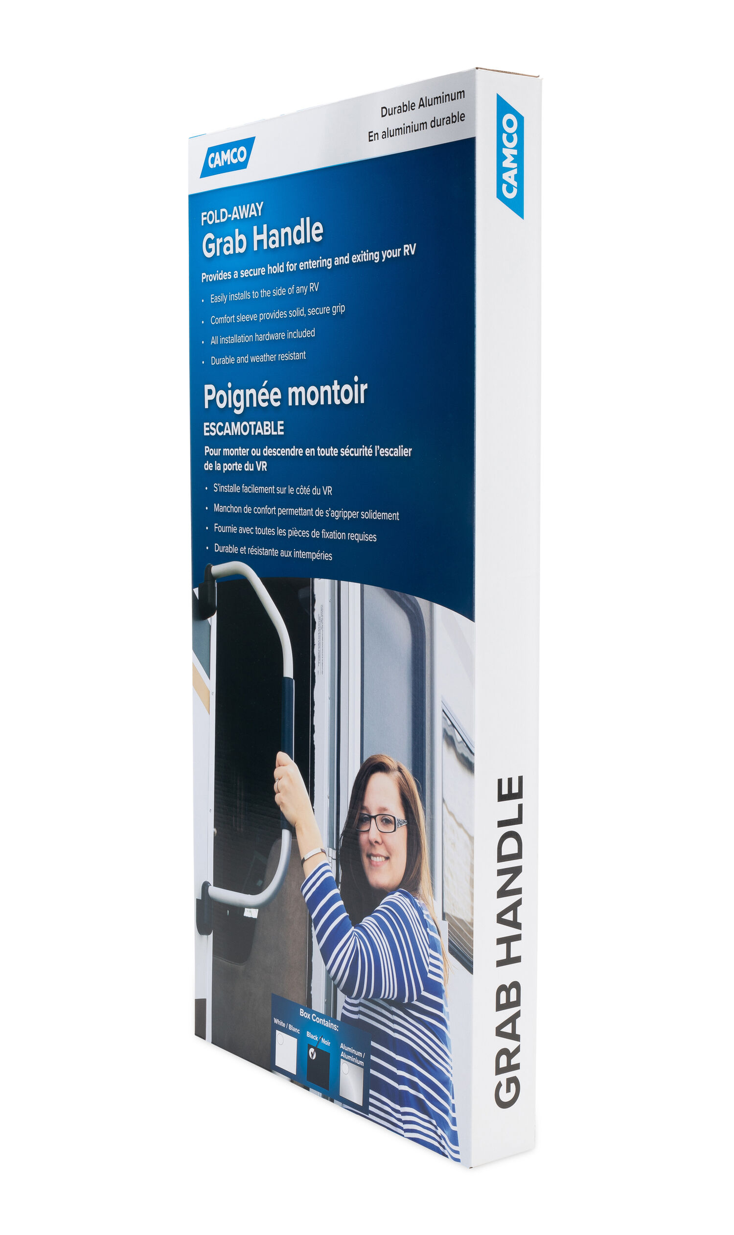 Fold-Away Grab Handle