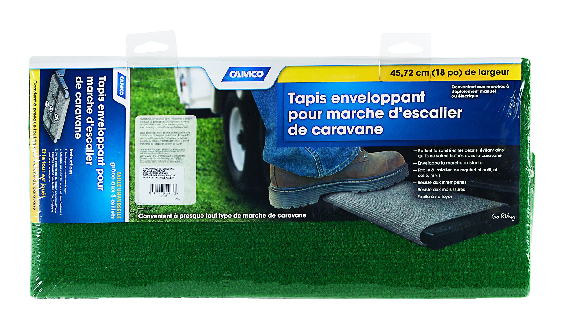 Step Rug, Regular Green 