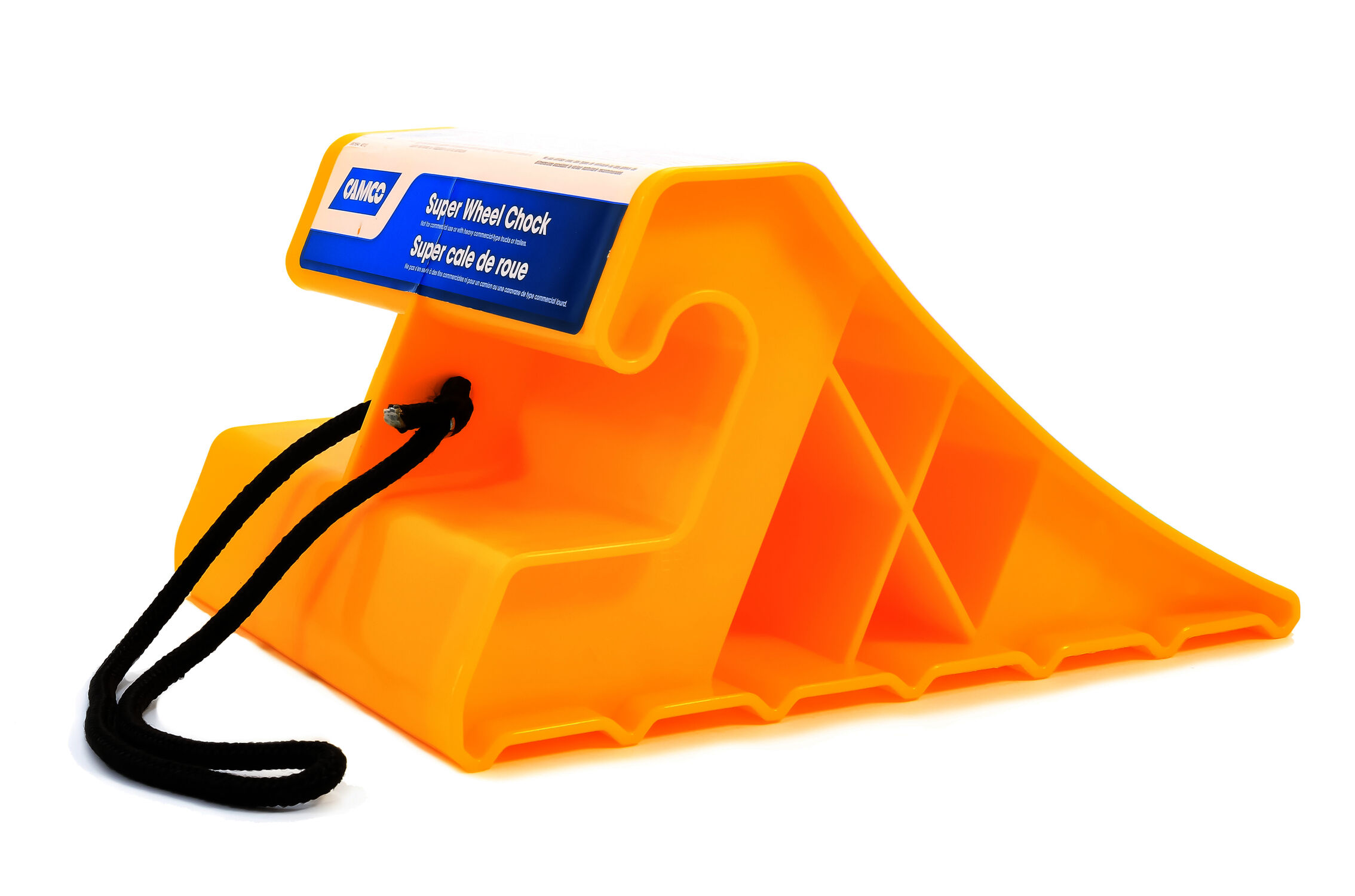 RV Super Wheel Chock With Rope