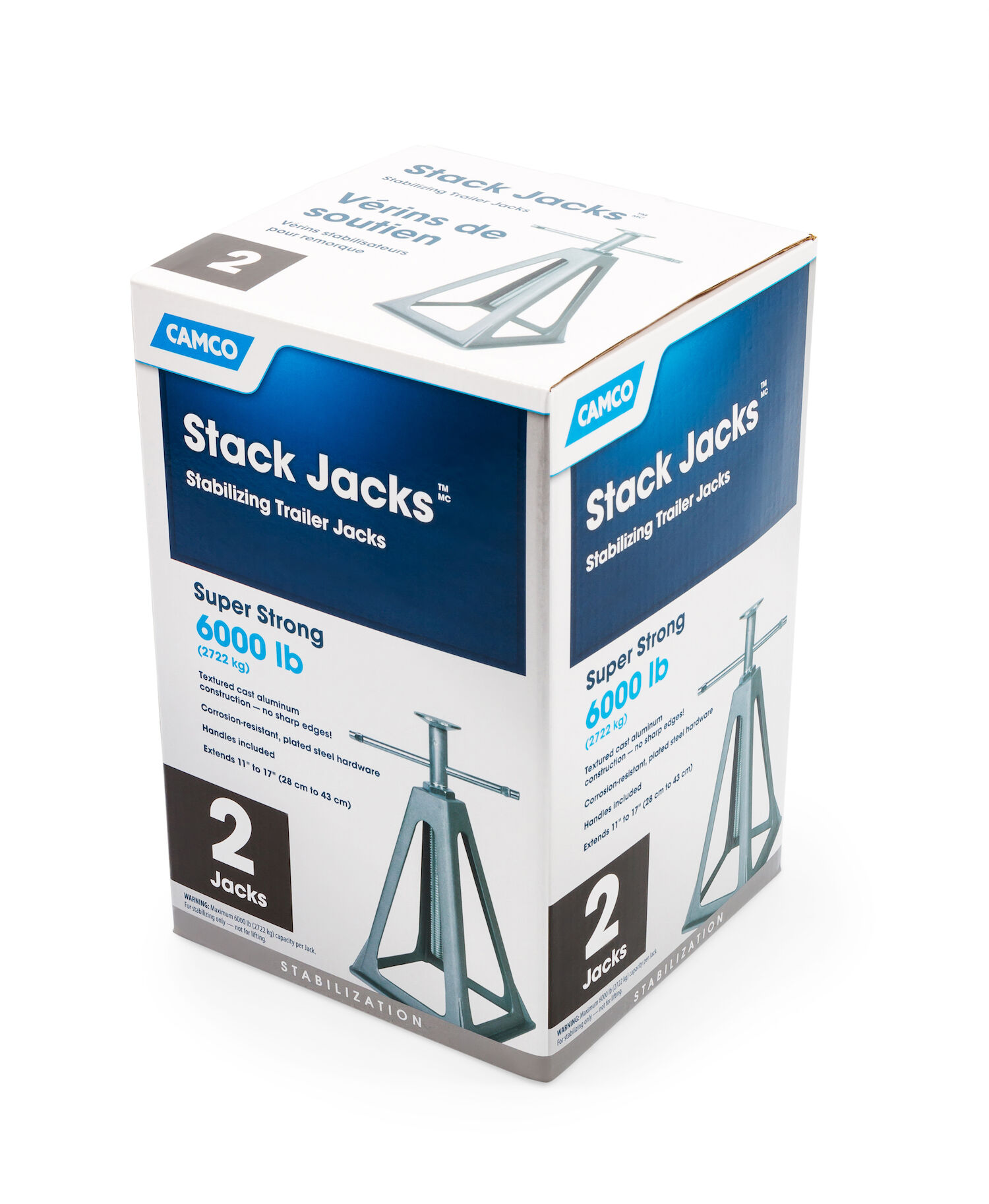 Stack Jacks - Stabilizing Trailer Jack Stands, 2per/Box