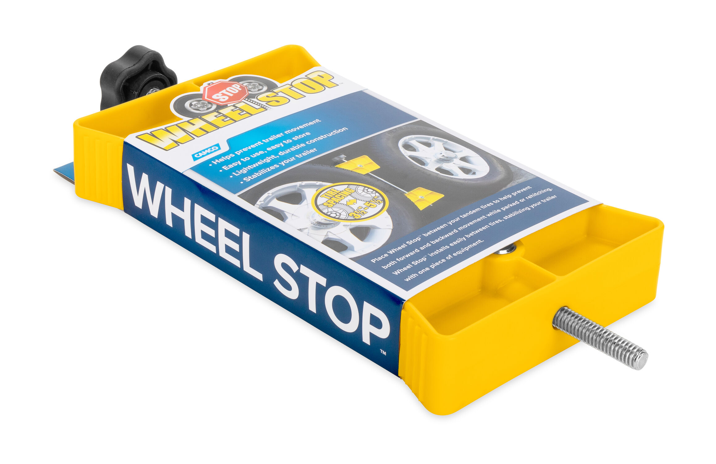 Camco Large RV Wheel Stop Yellow