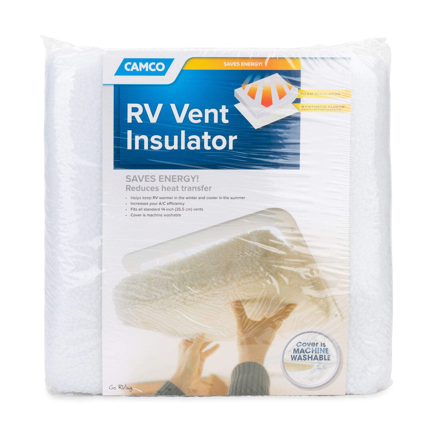 Vent Insulator, Fits 14-In x 14-InVent w/o Reflective PDQ 